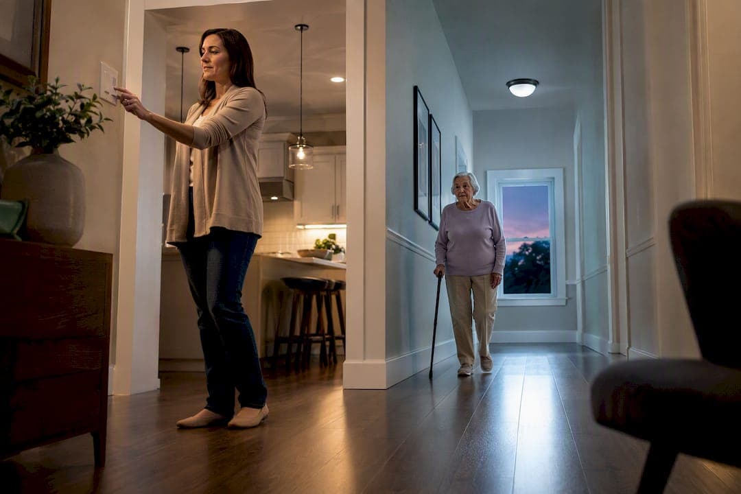 Caregivers: 30 Day Home Lighting Plan to Cut Seniors' Fall Risk