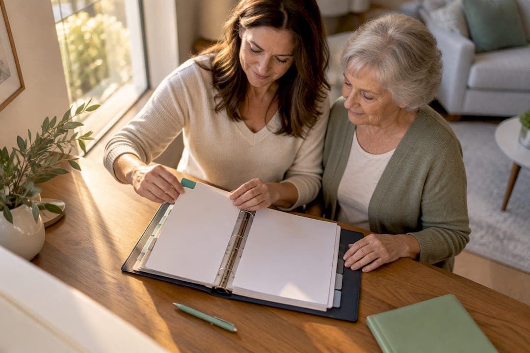 Caregiving Binder Template for Adult Children That Matches NIA and ACL Forms