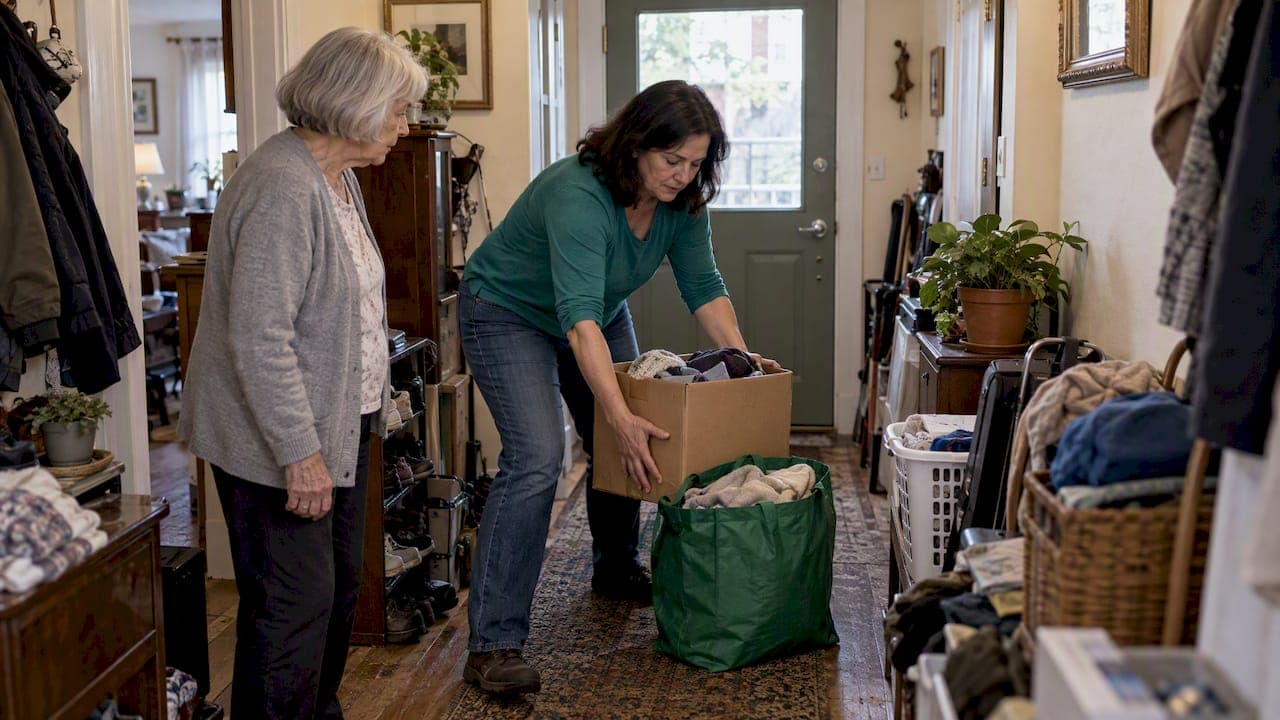 Caregivers: Clear a 3ft Exit Path First for Hoarding Seniors