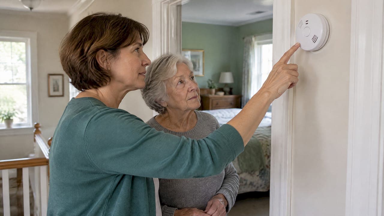 CO Detector Placement: Start Near Bedrooms for Aging Parents