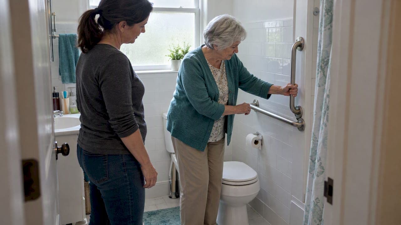 Grab Bar Placement for Aging Parents: 33–36 Inches Is Only a Start