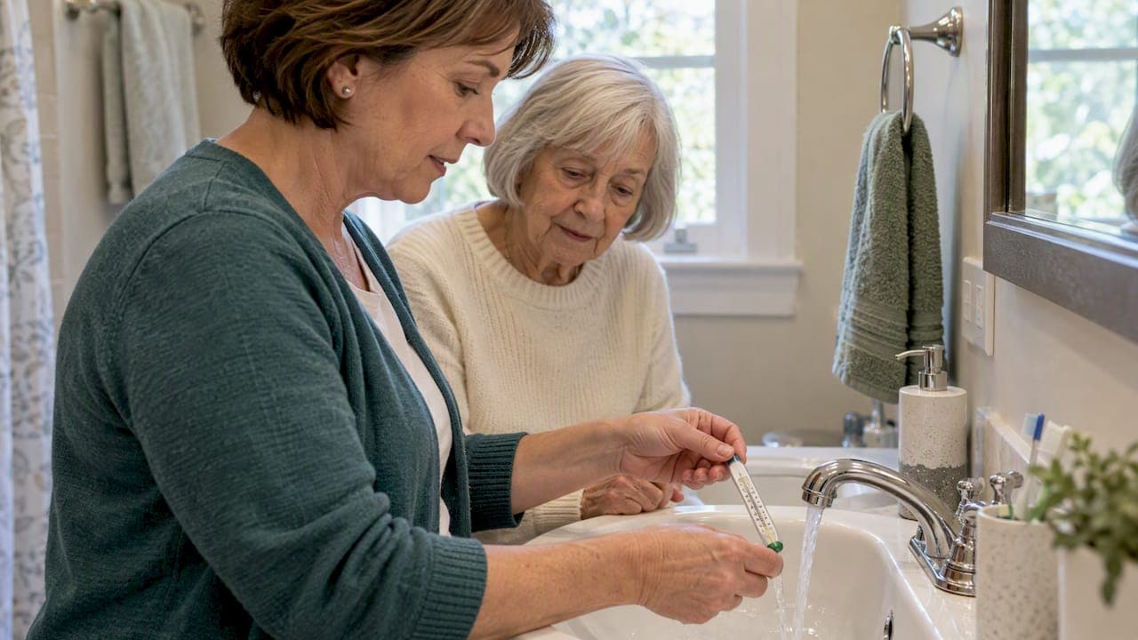 Safe Water Heater Temperature for Aging Parents